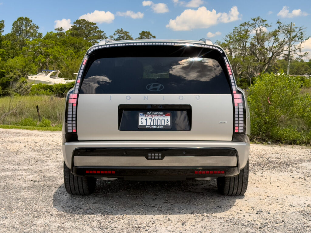 Ioniq 9 behind