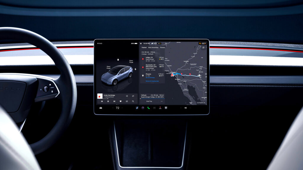 tesla on board