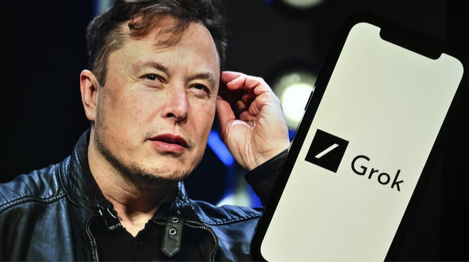 musk and phone grok