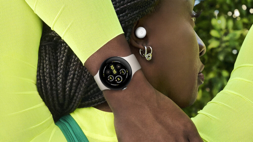 pixel watch 4 on hand