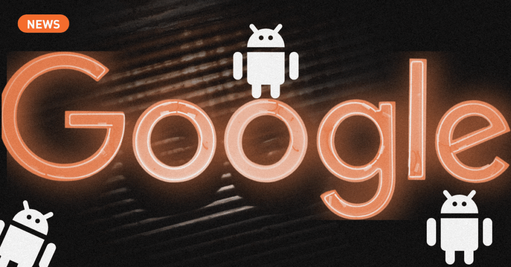 google and 3 androids